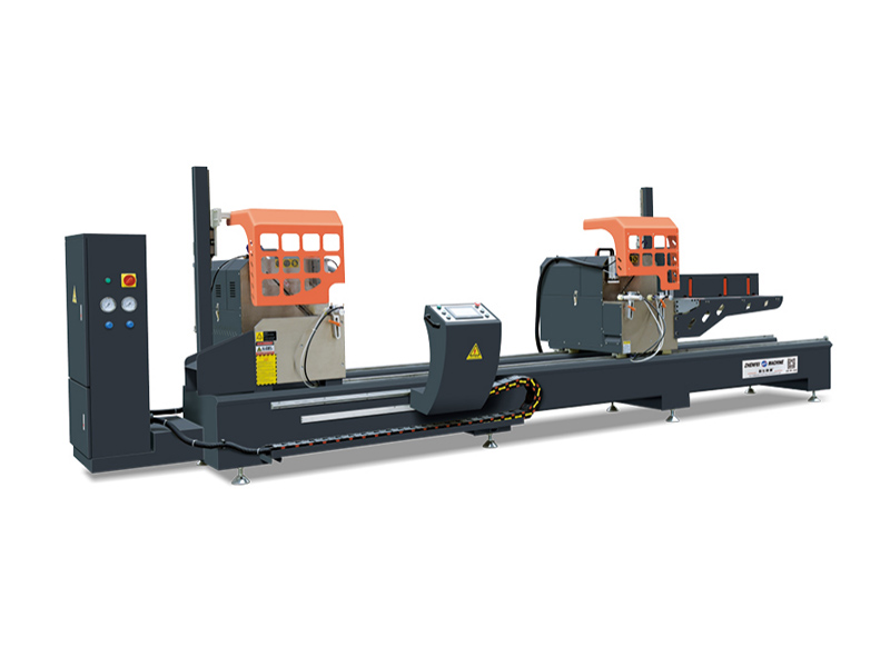 ZJW-CNC-500/550×4200 铝型材高效45°数控专切锯（外摆 测料高）